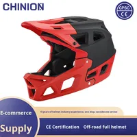 Casque de vélo tout-terrain pour la compétition de descente, nouveau modèle transfrontalier, pour adultes, avec coque en polycarbonate certifiée CE