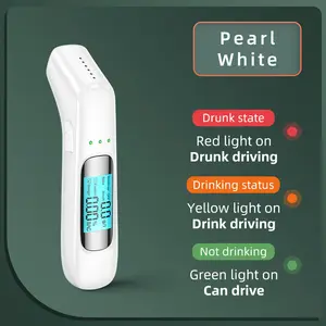Alcoholímetro profesional, probador de Alcohol preciso con pantalla LCD Digital, indicador de 3 colores, Detector Analizador de Alcohol portátil