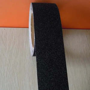 เทปกันลื่นสีดำ PET กันน้ำ สำหรับพื้น ปลอดภัย แบบม้วน สำหรับป้องกันการลื่นไถลบนทางลาด - Product Image 2