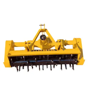 Máquina de construção de tração de trator cultivador rotativo de 3 pontos para fazenda misturador de solo limão para venda