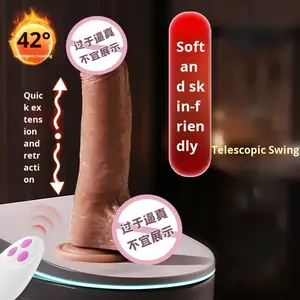 Sıvı Simülasyonlu Penis Teleskopik Dil Yalama Kadınlar İçin Kablosuz Silikon Akıllı Isıtmalı Yapay Penis Yetişkin Ürünleri - Product Image 2