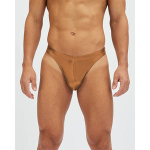 <span class=keywords><strong>String</strong></span> sexy à dos en T avec <span class=keywords><strong>string</strong></span> <span class=keywords><strong>pour</strong></span> hommes PATON nom personnalisé Opulent chocolat finition chromée 1cm côtés ajustement parfait garanti - Product Image 3