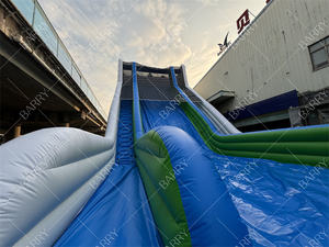 Nhà Máy Giá PVC Ngoài Trời Dành cho người lớn bơm hơi khổng lồ trượt nước với có thể tháo rời hồ bơi và quạt gió cho sân sau bên - Product Image 4