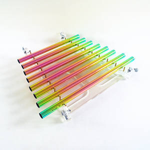 <span class=keywords><strong>Harpe</strong></span> de chant en cristal de Quartz arc-en-ciel de revêtement de titane de guérison sonore HF vente en gros 8 Tubes <span class=keywords><strong>harpe</strong></span> en cristal avec étui <span class=keywords><strong>Instrument</strong></span> de musique - Product Image 6