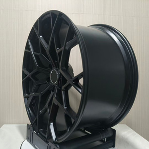 ล้อรถปลอมแปลงสำหรับรถยนต์ VW Mercedes <span class=keywords><strong>W124</strong></span> <span class=keywords><strong>BMW</strong></span> ล้ออัลลอยสีดำด้านขนาด5x112ล้ออัลลอย18 19 20นิ้ว E39 E30 - Product Image 2