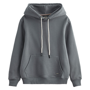 <span class=keywords><strong>Felpa</strong></span> <span class=keywords><strong>con</strong></span> <span class=keywords><strong>Cappuccio</strong></span> Oversize da Uomo 2026 Grigio Melange Streetwear <span class=keywords><strong>con</strong></span> Spalle Cadenti, Tasca a Canguro e Grafica Vintage a Costine - Product Image 5