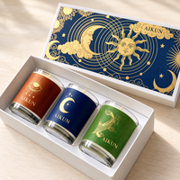 AIKUN - Fabrication sur mesure - Cadeau d'aromathérapie - Choisissez votre propre parfum - Ensemble de bougies parfumées de luxe pour la décoration de la maison