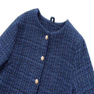 ZATRHMBM <span class=keywords><strong>Manteau</strong></span> <span class=keywords><strong>Court</strong></span> <span class=keywords><strong>Femme</strong></span> Automne 2024 Nouvelle Mode Décontractée Col Rond Velours Bouclé Boutonné Rétro - Product Image 5