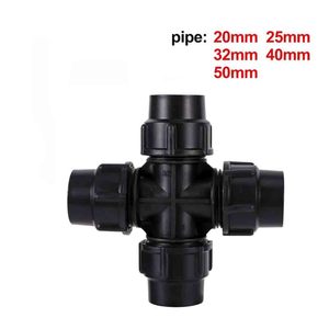 25mm <strong>MDPE</strong> T-Type Switch Water Splitter for Water <strong>Pipe</strong> Irrigation Fittings PE Quick Cross Connector Plastic tap Ball Valve - Product Image 2