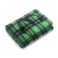 Couverture de siège de voiture et de genoux pour animaux de compagnie en hiver - Couverture en polaire chaude réglable