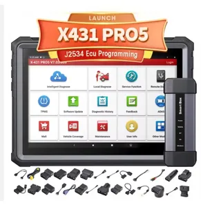 latest launch x431 pro5 pro v5 launcher431 diagun obd2 with j2534 ecu programming machine de diagnostic tool automobile scanner