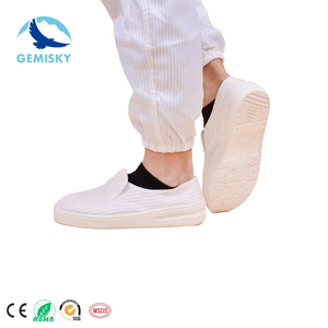 Pu Pvc Anti-Statische Streep <span class=keywords><strong>Esd</strong></span> Canvas Zool Geleidende Stof Antistatische Veiligheidsschoenen Voor Medische Cleanroom - Product Image 3