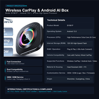 Boîtier AI 4G pour le Moyen-Orient, réseau complet, puce Qualcomm 625, double système compatible Carplay Android Auto, WiFi intégré BYD, portable