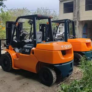 מלגזה תעשייתית משומשת של טויוטה, <span class=keywords><strong>5</strong></span> טון, צריכת דלק נמוכה, מלגזה משומשת אמינה מסדרת 8F - Product Image 5