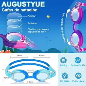 Lunettes de <span class=keywords><strong>natation</strong></span> professionnelles pour enfants, imperméables, écologiques, à vitesse réglable, anti-buée, pour <span class=keywords><strong>compétition</strong></span> et course en piscine - Product Image 5