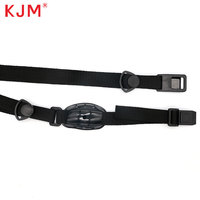 Accessoires de casque de moto avec logo personnalisé mentonnière en plastique PVC 20mm avec boucle