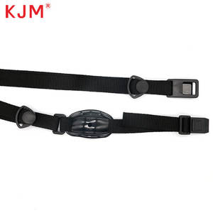 Logo personalizzato accessori casco moto PVC plastica 20mm sottogola con fibbia - Product Image 4