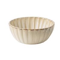 Ensemble de vaisselle en porcelaine glaçure réactive en relief de citrouille Kit d'ustensiles portables de 6 pièces assiette à dîner écologique assiette à salade