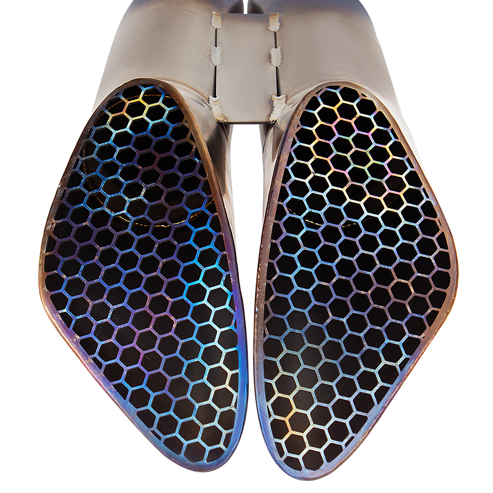 Honey SE-26V (管理カ) yisepter Spark Full Titanium Exhaust ZX6R Kawasaki ZX-6R 636 Konix