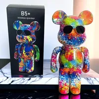 Mini-enceinte portable, figurine d'ours agressif, ornement de marque créative et tendance, cadeau de festival, fabriqué en Chine