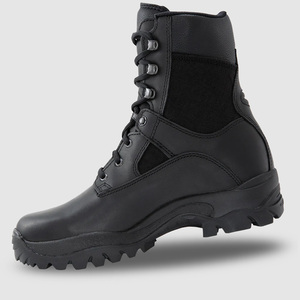 รองเท้าบูท DF L01 รุ่น Duty Boot สีดำ แบบหุ้มข้อกลาง ทำจากหนังวัวแท้ ทนทาน เหมาะสำหรับงานหนัก ระดับมืออาชีพ - Product Image 1