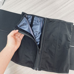 Faja Reductora de Cintura con Recubrimiento de <span class=keywords><strong>Nano</strong></span> Plata Delgada Sin Neopreno, Faja de Sudoración para Sauna, Entrenador de Cintura para Gimnasio, Fitness, Pérdida de Peso, Moldeador Corporal - Product Image 2