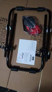 <span class=keywords><strong>Support</strong></span> de vélo pour voiture, porte-vélos arrière vertical, noir et rouge, pour voiture - Product Image 5