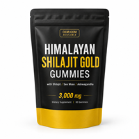 Bonbons gélifiés Shilajit Gold, complément énergétique pour adultes, amélioration musculaire