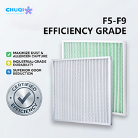Filtre à air primaire G3 G4 lavable en polycoton avec cadre en aluminium pour système de climatisation CVC