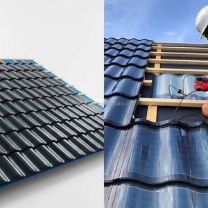 Tuiles solaires pour villa, tuiles photovoltaïques pour la production d'énergie solaire, panneaux solaires pour surfaces planes. - Product Image 2