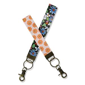 Lanière imprimée en polyester avec <span class=keywords><strong>porte</strong></span>-badge, <span class=keywords><strong>porte</strong></span>-clés en cuir, <span class=keywords><strong>porte</strong></span>-bouteille d'eau personnalisé avec <span class=keywords><strong>porte</strong></span>-badge - Product Image 2