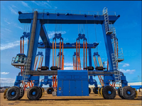 Équipement de levage mobile marin, capacité de levage de 30 à 1200 tonnes, hauteur de levage maximale de 20 m, cabine avec télécommande pour le stockage et l'entretien des bateaux