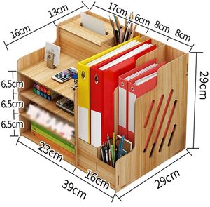Combohome-caja de almacenamiento de escritorio para oficina y dormitorio, carpeta de suministros de oficina, estantería de información, papel grande - Product Image 3