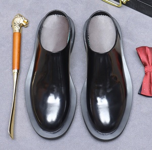 Zapatos Formales de Cuero Genuino, Estilo Retro con Diamantes, Casuales, de Negocios, Británicos, para Boda, Impermeables y Ligeros para Hombre - Product Image 5