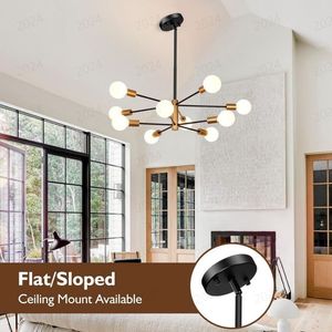 Luminaires suspendus sur mesure pour grands projets de décoration intérieure, hôtel, villa, lustre moderne à LED - Product Image 5