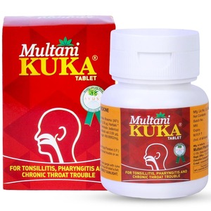 Comprimé Multani Kuka |   Efficace contre la tonsillite, la pharyngite et les troubles chroniques de la gorge |   100% Naturel & Ayurvédique |   EXPORTATEUR INDIEN - Product Image 3
