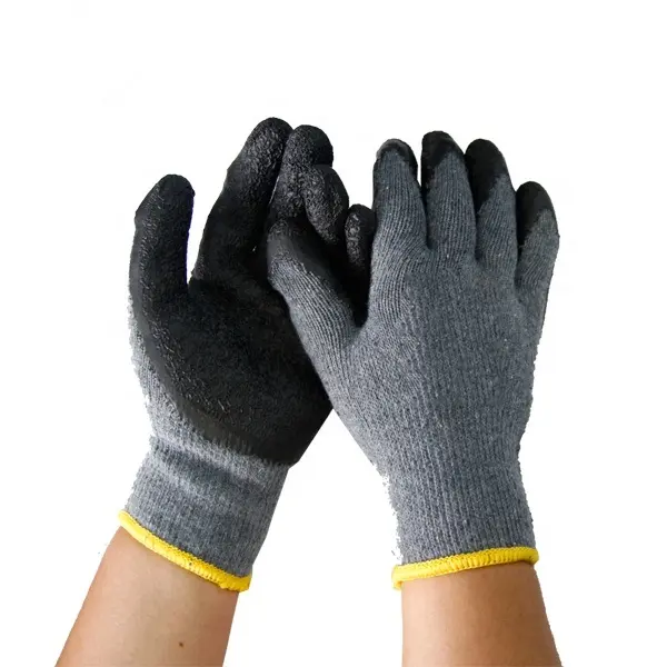 Cotton PU Nitrile Latex Labor Protection Gloves Construction Working Non-slip Waterproof Safety Gloves