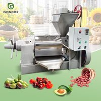 Machine de pressage d'huile de palme à froid 1-2t/h pour l'extraction d'arachide 3 T/h, prix du moulin à moutarde Kernel Make au Pakistan
