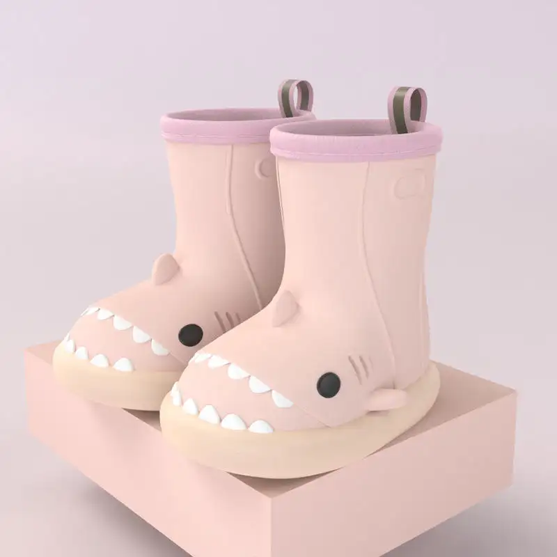 Wholesale 2023 Cartoon Shark Boots Adult Shoes Rain Boots