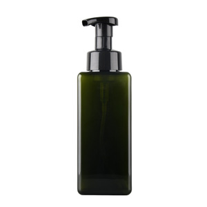 Premium Refillable Foam Hand Soap <b>Pumps</b> 250ml 450ml 650ml Square Plastic Sanitizing <b>Bottles</b> - Product Image 4