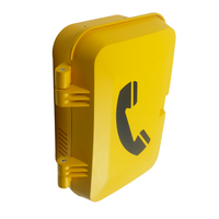 Proveedor de China Caja de llamadas de emergencia al aire libre Ip66 Metro Punto de ayuda Teléfono ferroviario Auricular resistente a la intemperie Teléfono resistente