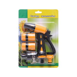 Pistolet à eau haute pression à grande buse jaune, jet réglable, pour le lavage de voitures et l'arrosage de jardins domestiques - Product Image 3