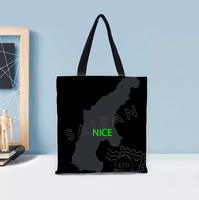 Sac fourre-tout imprimé motif Saipan personnalisé, grand sac à bandoulière spacieux, idéal pour les trajets quotidiens, la plage, le camping et comme cadeau d'anniversaire