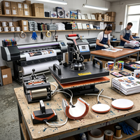 Presse à Chaud Électrique 8-en-1 Combinée pour Sublimation à Usage Commercial – Impression sur Vêtements, Mugs, Coques de Téléphone, Porte-clés, T-shirts et Casquettes