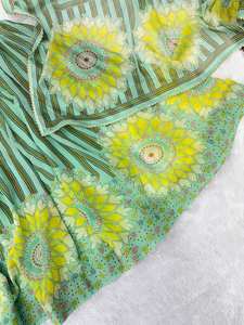 Lujoso Salwar Kameez Kalikut Anarkali de Georgette Suave, Estilo Bollywood con Gran Volumen, Largo hasta el Suelo, para Fiestas, Elegante Organza - Product Image 6