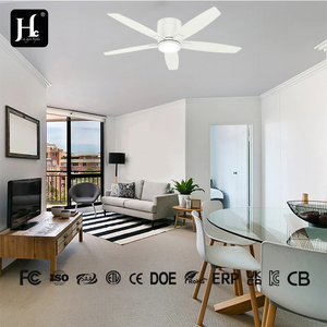 LED ceiling fan with large <b>space</b> of 66 inches and high airflow. White ABS blades with adjustable brightness and <b>light</b> strip - Product Image 3