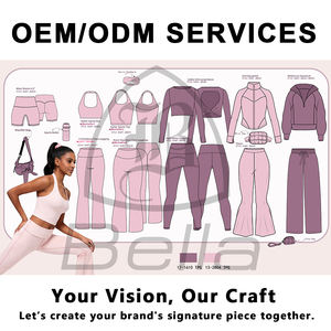 कस्टम बट उठाने वाले खेल पैंट तंग उच्च कमर ट्यूमर नियंत्रण फिटनेस जिम व्यापक पैर पैंट पहने हुए कसरत योग लेगिंग - Product Image 2