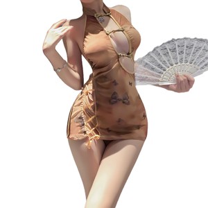 Xishi Sexy Ancient Style Cheongsam Lingerie 2025 New Large-Scale Nightgown Pure and Tempting Uniform qqny Women - Product Image 5