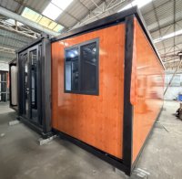 Prix usine Conteneur extensible préfabriqué 40ft 20ft, Mini-hôtel, Bungalow, Maison, Villa avec Salle de bain, Cuisine, Design moderne