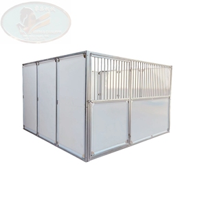 O celeiro portátil resistente do cavalo almofada o abrigo pré-fabricado modular seguro para explorações agrícolas exteriores - Product Image 2